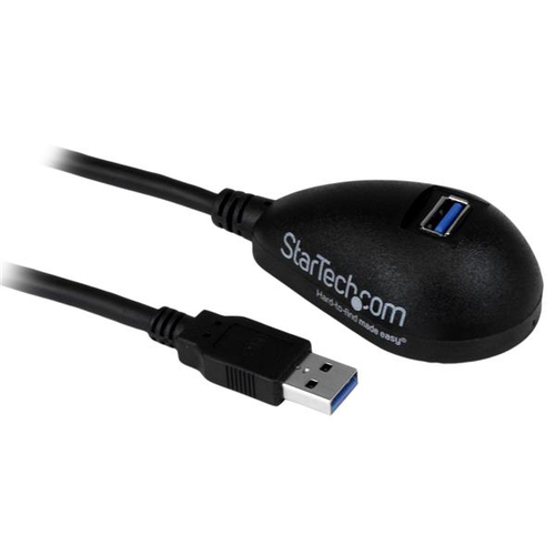 CABLE 1.5M EXTENSION USB 3.0 A DESKTOP EXTENSION CABLE BLACK