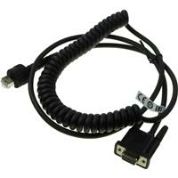 CABLE CAB-549 RS-232 PWR 9P FEMALE COILED 2.4 M / 7.8 FT IP6