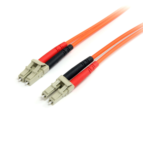 CABLE DE RED DE 2M MULTIMODO DUPLEX FIBRA LC LC 62.5/125 IN
