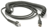 CABLE SHIELDED USB: SERIES A CONNECTOR 15FT/4.6M COILED
