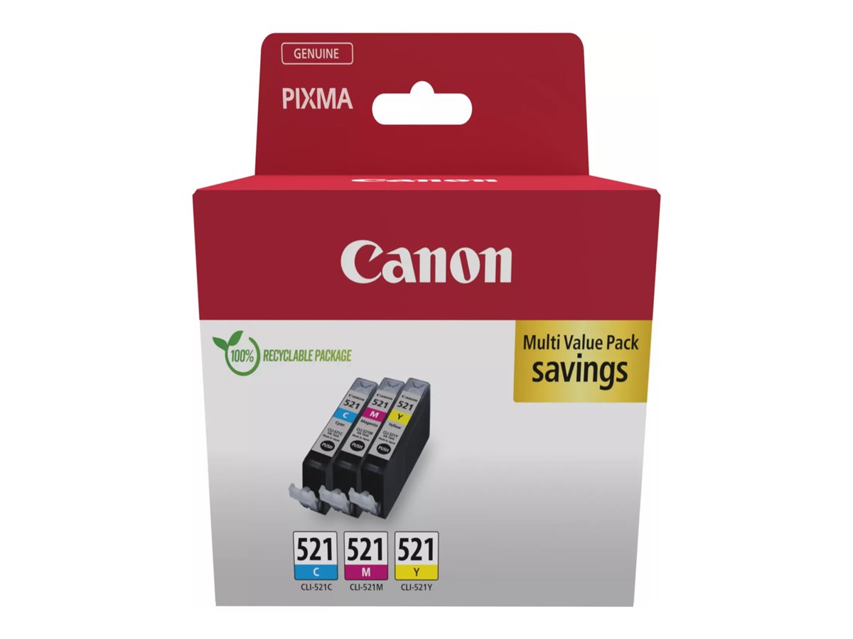 Canon 2934B015 ink cartridge 3 pc(s) Original Cyan, Magenta, Yellow