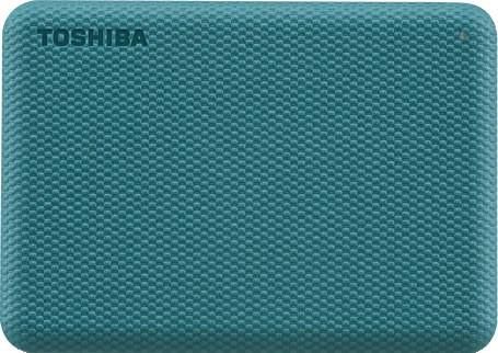 Toshiba 2TB, 2.5", USB 3.2 Gen 1, green