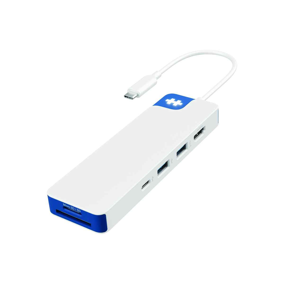 Hyper HyperDrive Flex 8 Port USB-C Hub - White/Blue