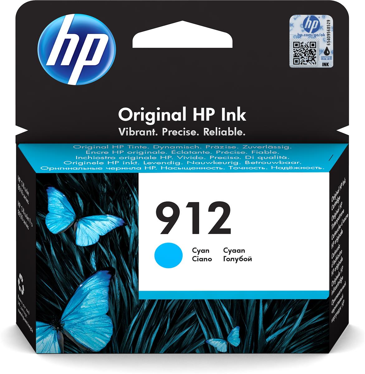 HP 912 Original Ink Cartridge | 315Pages | Cyan