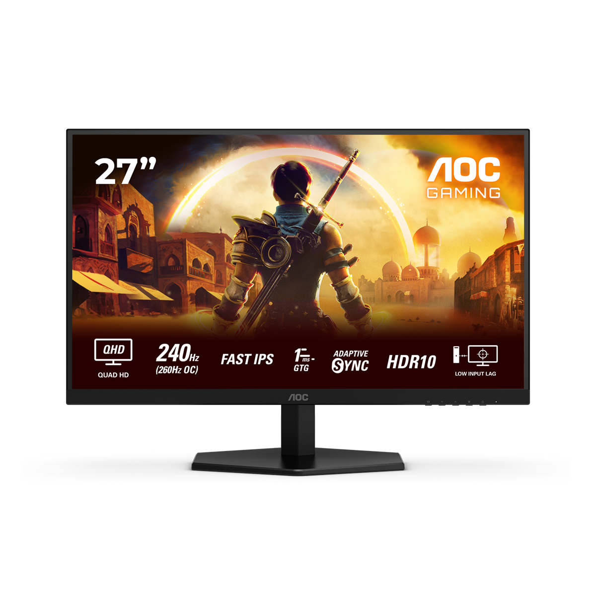 AOC 27" Q27G42ZE | AOC Gaming | 2560x1440 | Fast IPS | 0.3ms | 260Hz | 3years