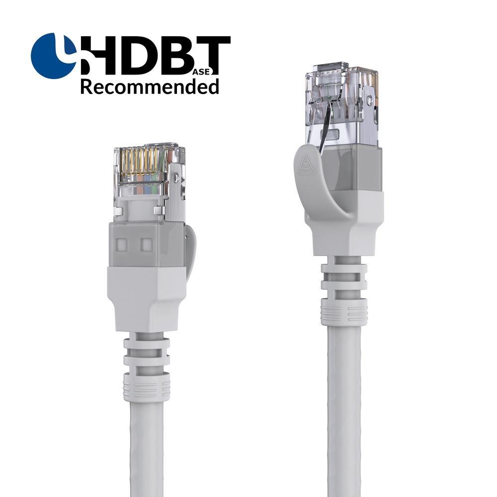 PureLink | HDBaseT-Certified | Cat 6a | S/FTP | Low smoke/halogen free | Patch round (standard) | Grey | 30m