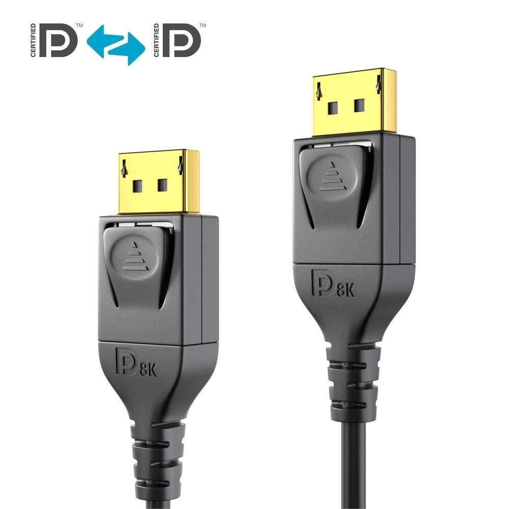 PureLink PureInstall | DisplayPort 1.4 8K | DisplayPort - DisplayPort | Max 7680x4320 60Hz | Black | 1.5m
