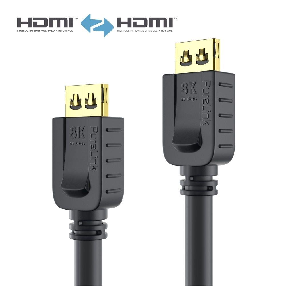 PureLink PureInstall | HDMI - HDMI | Max 7680x4320 60Hz | Black | 0.5m