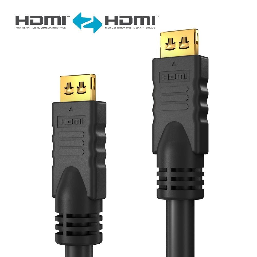 PureLink PureInstall | Halogen-Free | HDMI - HDMI | Max 4096x2160 30Hz 4:2:0 | Black | 7.5m