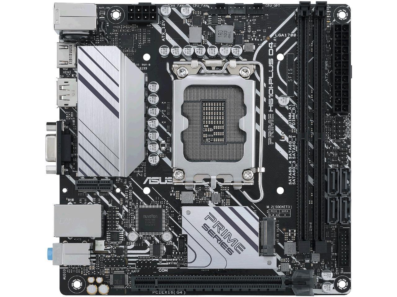 ASUS PRIME H610I-PLUS D4-CSM (Mini-ITX, H610, LGA 1700, DDR4)