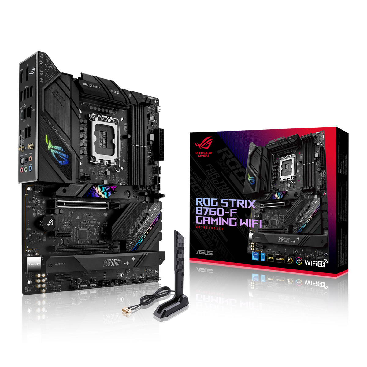 ASUS ROG STRIX B760-F GAMING WIFI (ATX, B760, LGA 1700, DDR5)