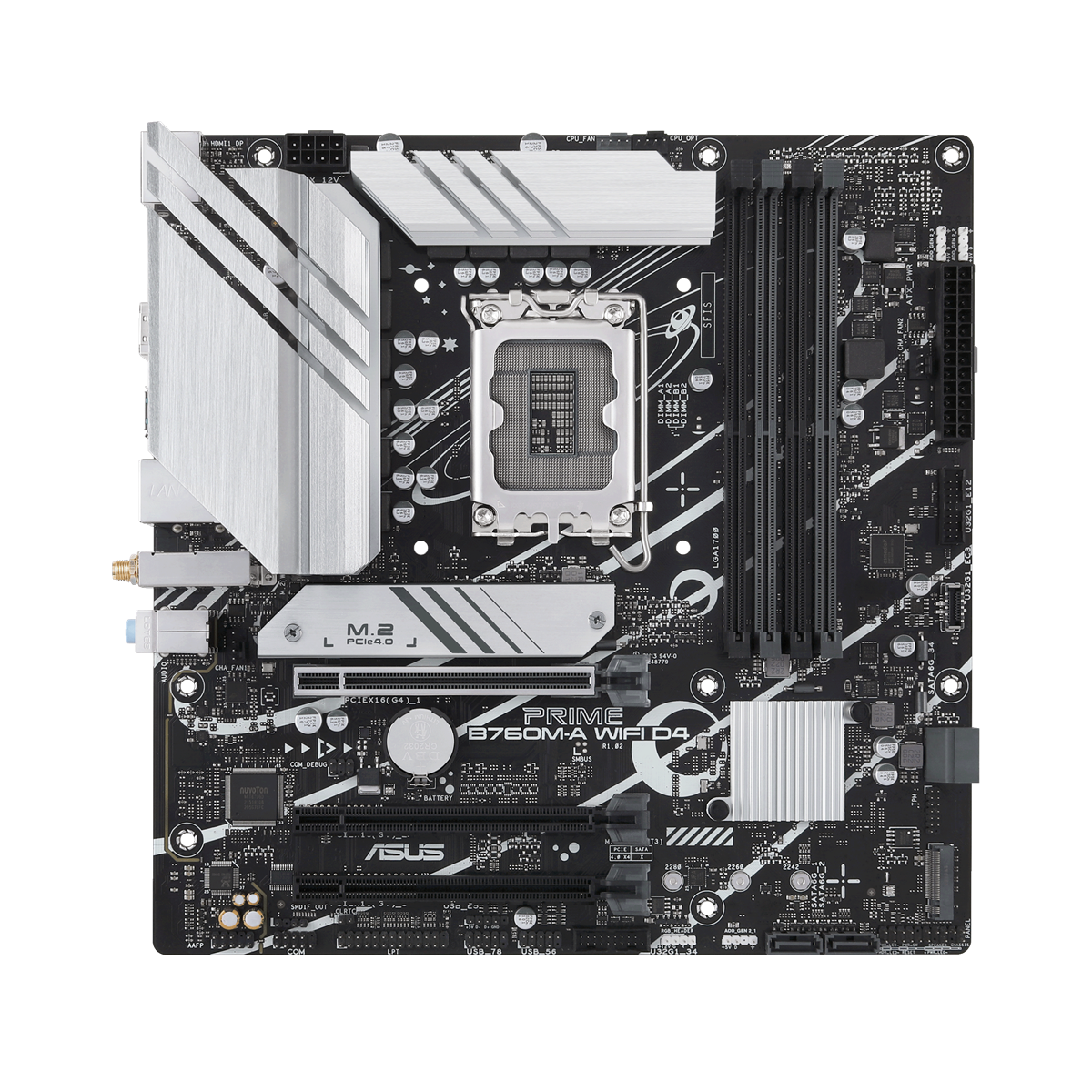 ASUS PRIME B760M-A WIFI D4 (mATX, B760, LGA 1700, DDR4)