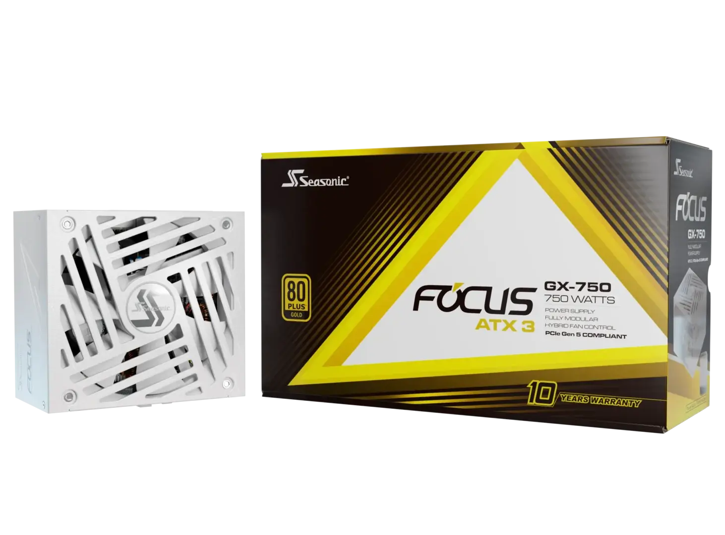 FOCUS GX 1000-V4- 1000W ATX 3.1 - 80+Gold, White