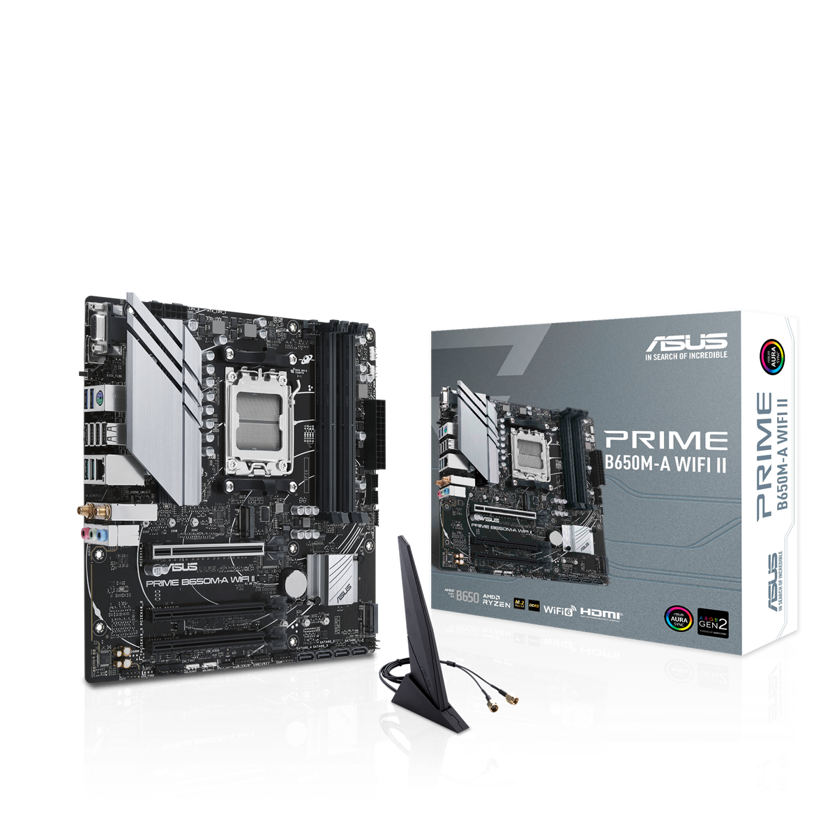 ASUS PRIME B650M-A WIFI II (mATX, B650, AM5)