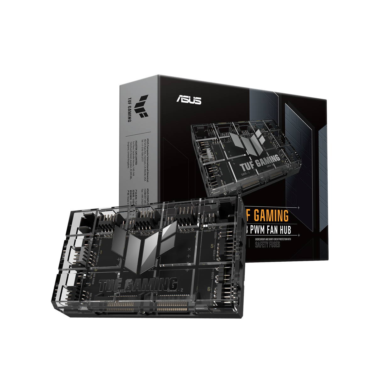 ASUS TUF Gaming ARGB PWM Fan Hub for up to six case fans