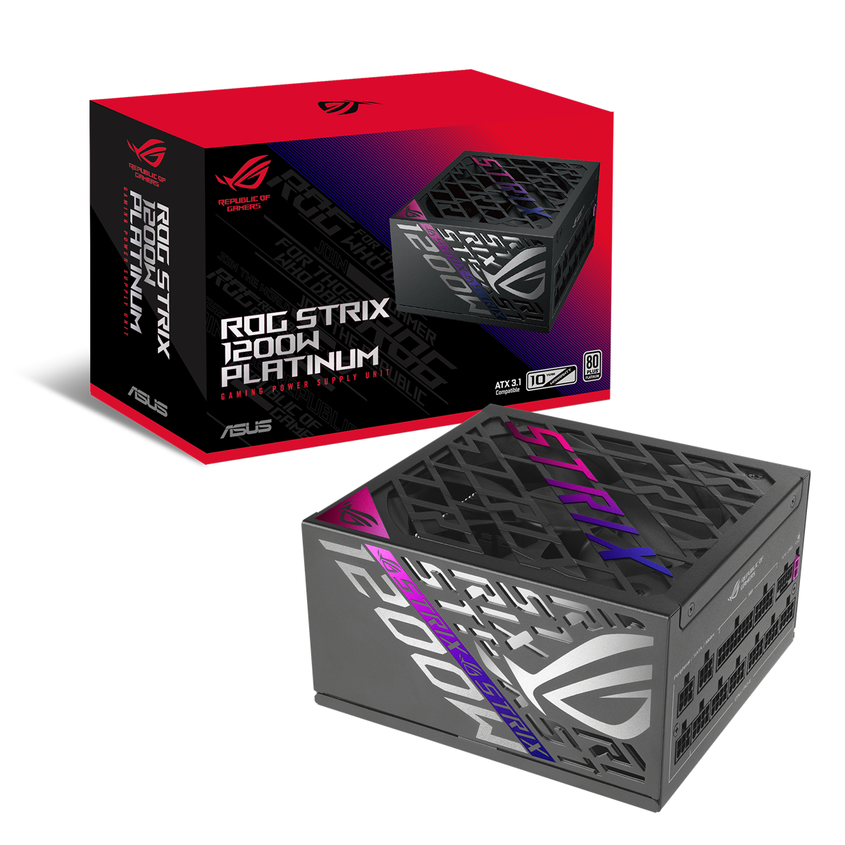 ASUS ROG STRIX 1200W 80+ Platinum Fully Modular ATX 3.1 GaN MOSFET