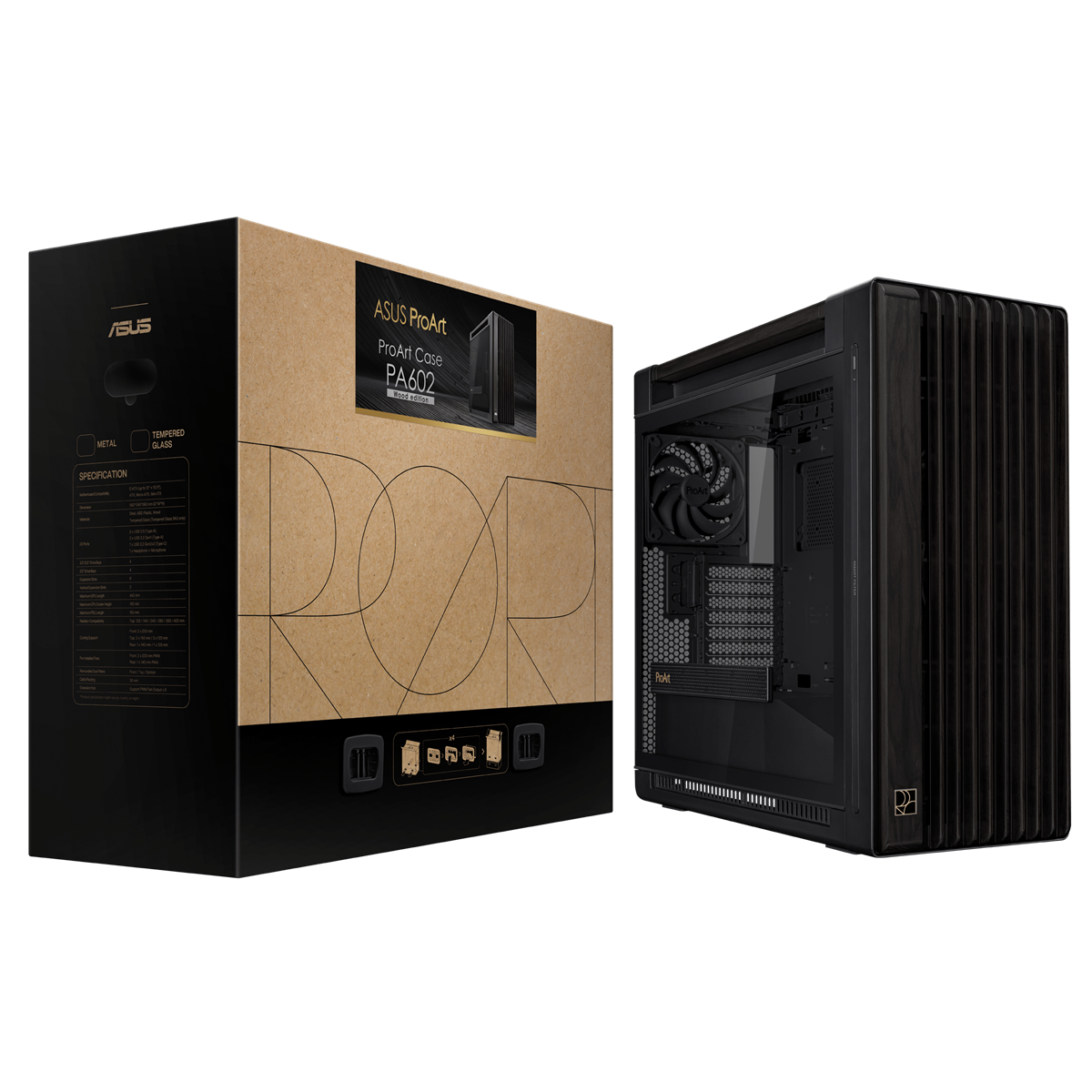 ASUS PROART PA602 Wood Edition - Tempered Glass Panel