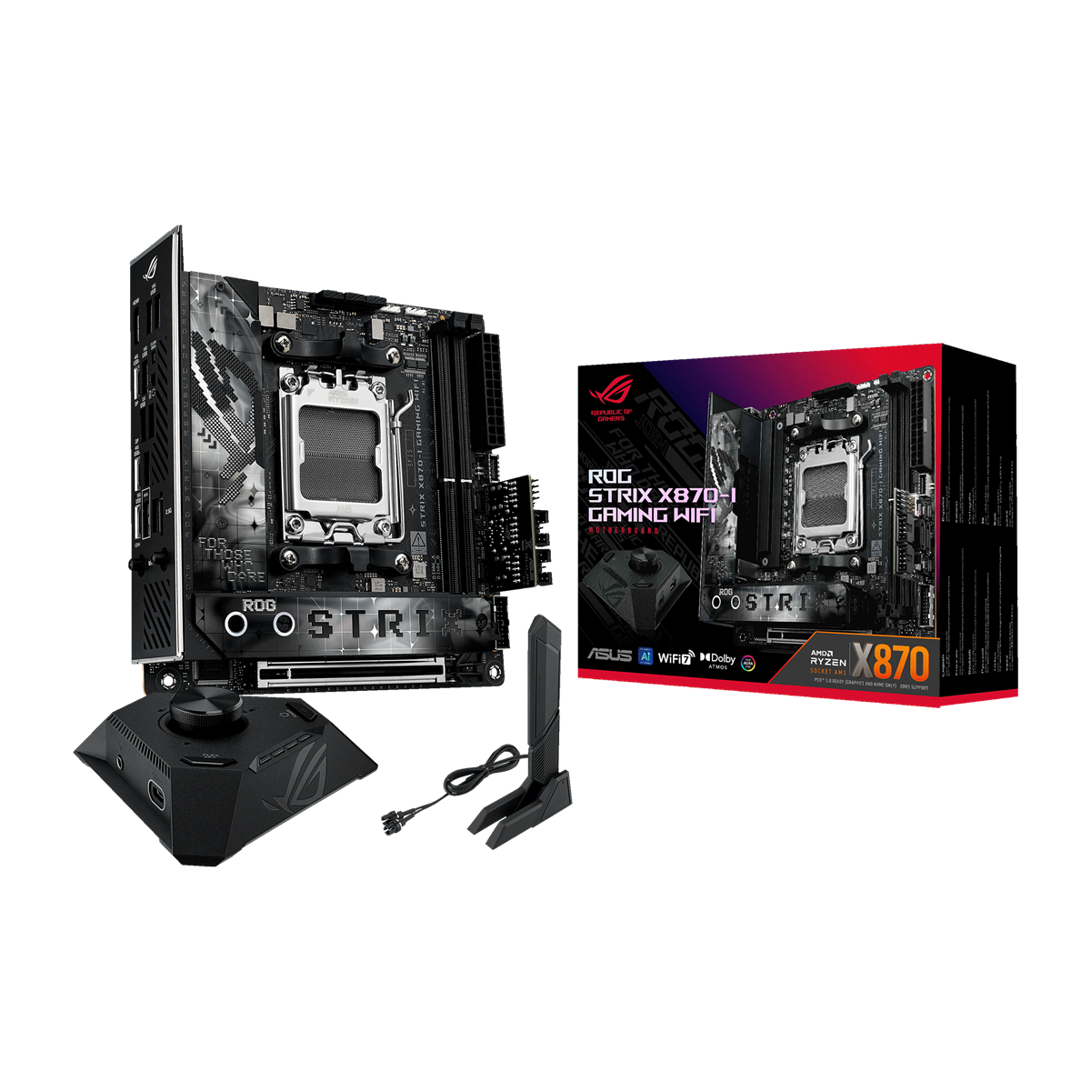 ASUS ROG STRIX X870-I GAMING WIFI (mITX, X870, AM5, DDR5)
