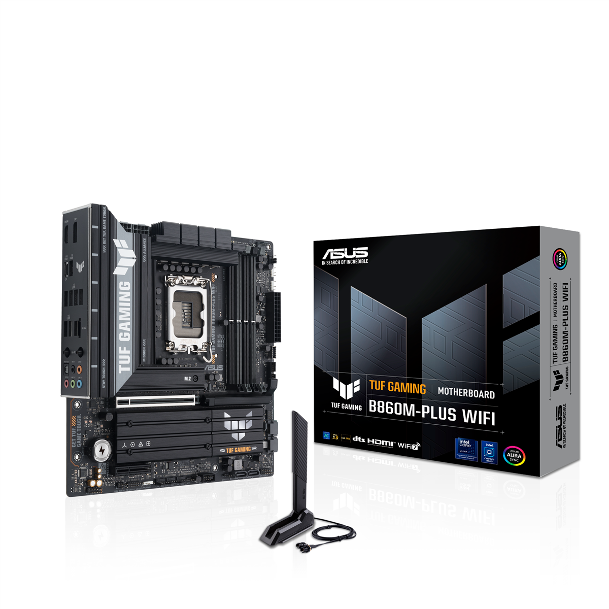 ASUS TUF GAMING B860M-PLUS WIFI (mATX, B860, LGA 1851, DDR5)