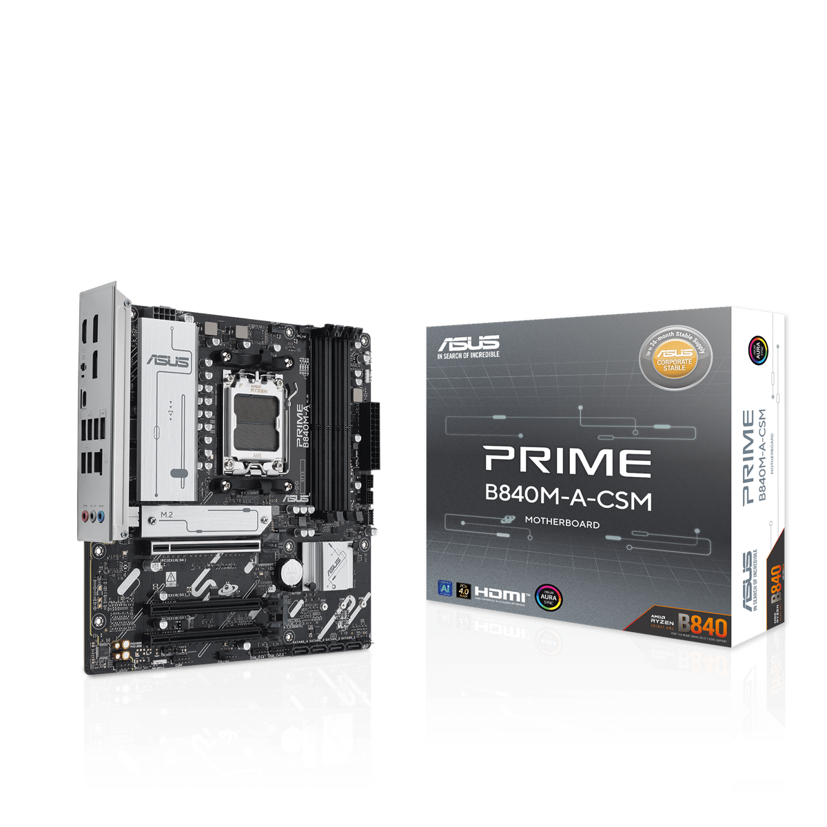ASUS PRIME B840M-A-CSM (mATX, B840, AM5)