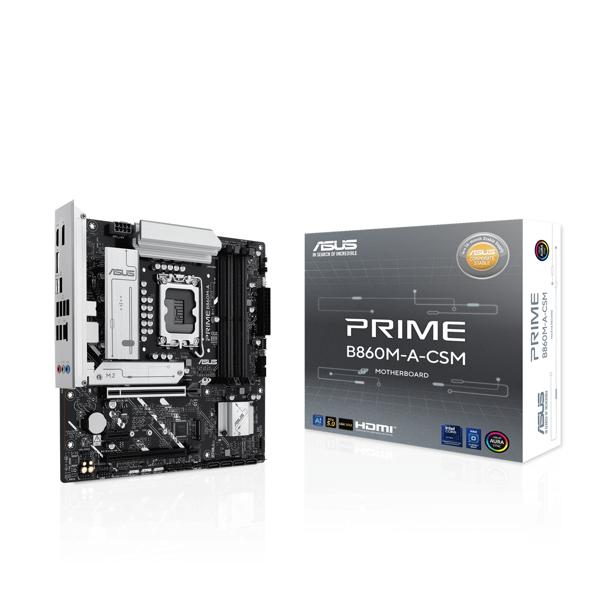 ASUS PRIME B860M-A-CSM (mATX, B860, LGA 1851, DDR5)