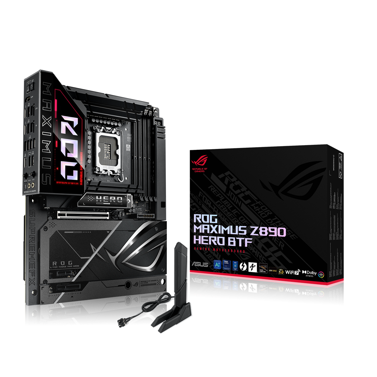 ASUS ROG MAXIMUS Z890 HERO BTF (ATX, Z890, LGA 1851, DDR5, BTF)