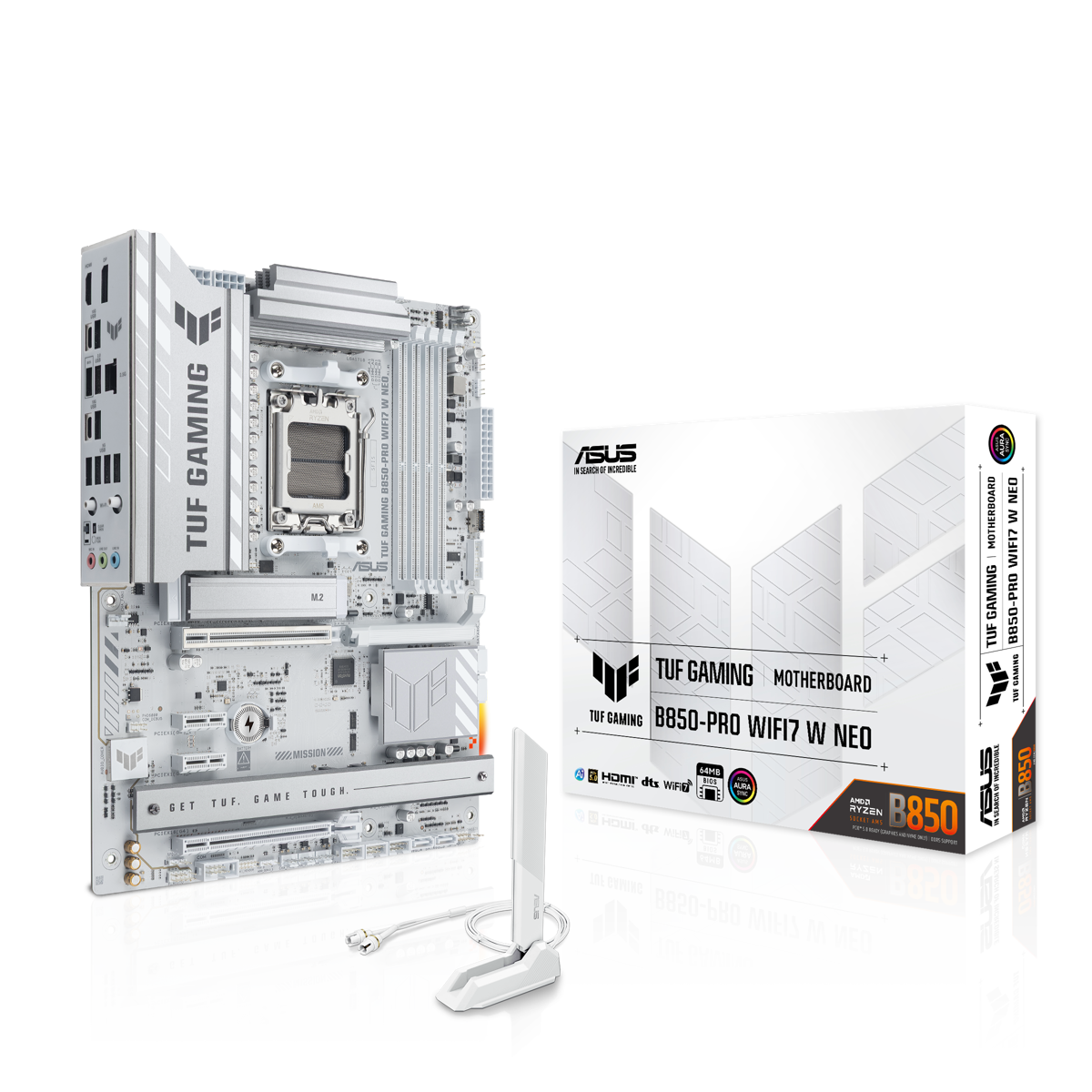 ASUS TUF GAMING B850-PRO WIFI7 W NEO (ATX, B850, AM5, DDR5)