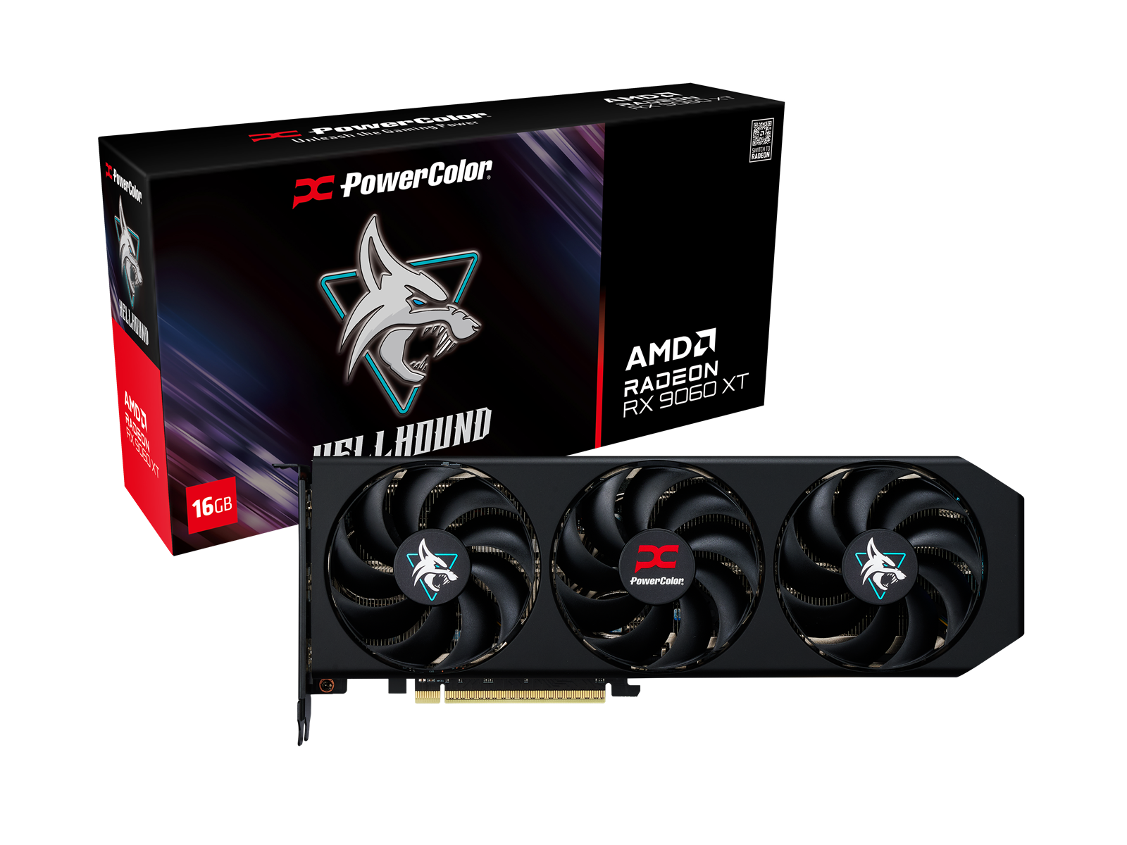 Powercolor AMD Radeon RX9060 XT 16GB HELLHOUND