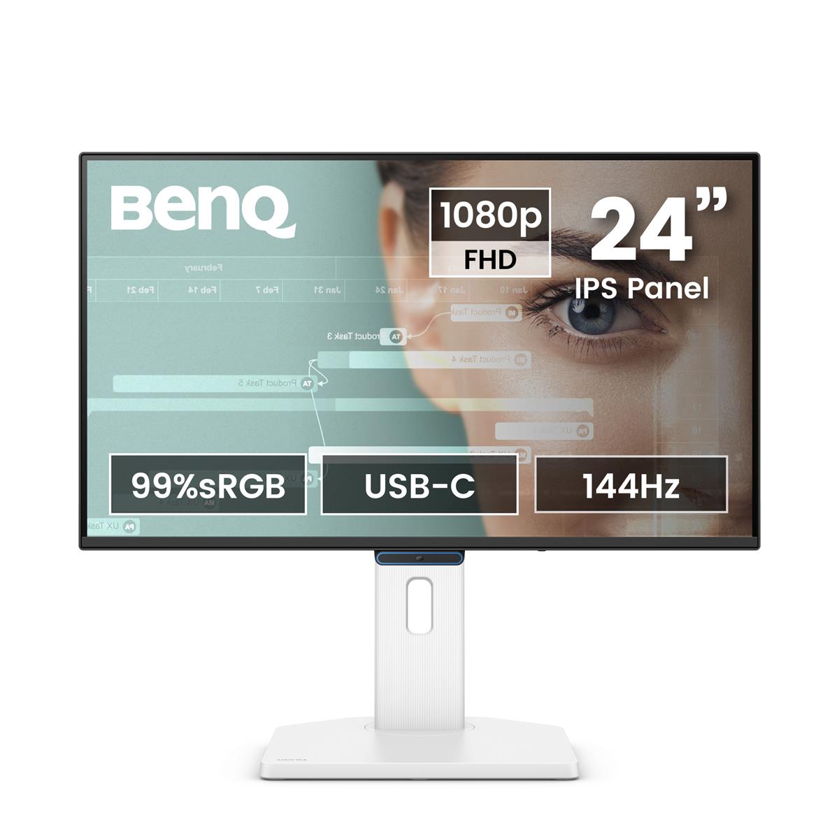 BenQ 27" GW2490TC | White | 1920x1080 | IPS | 5ms | 144Hz | 3years