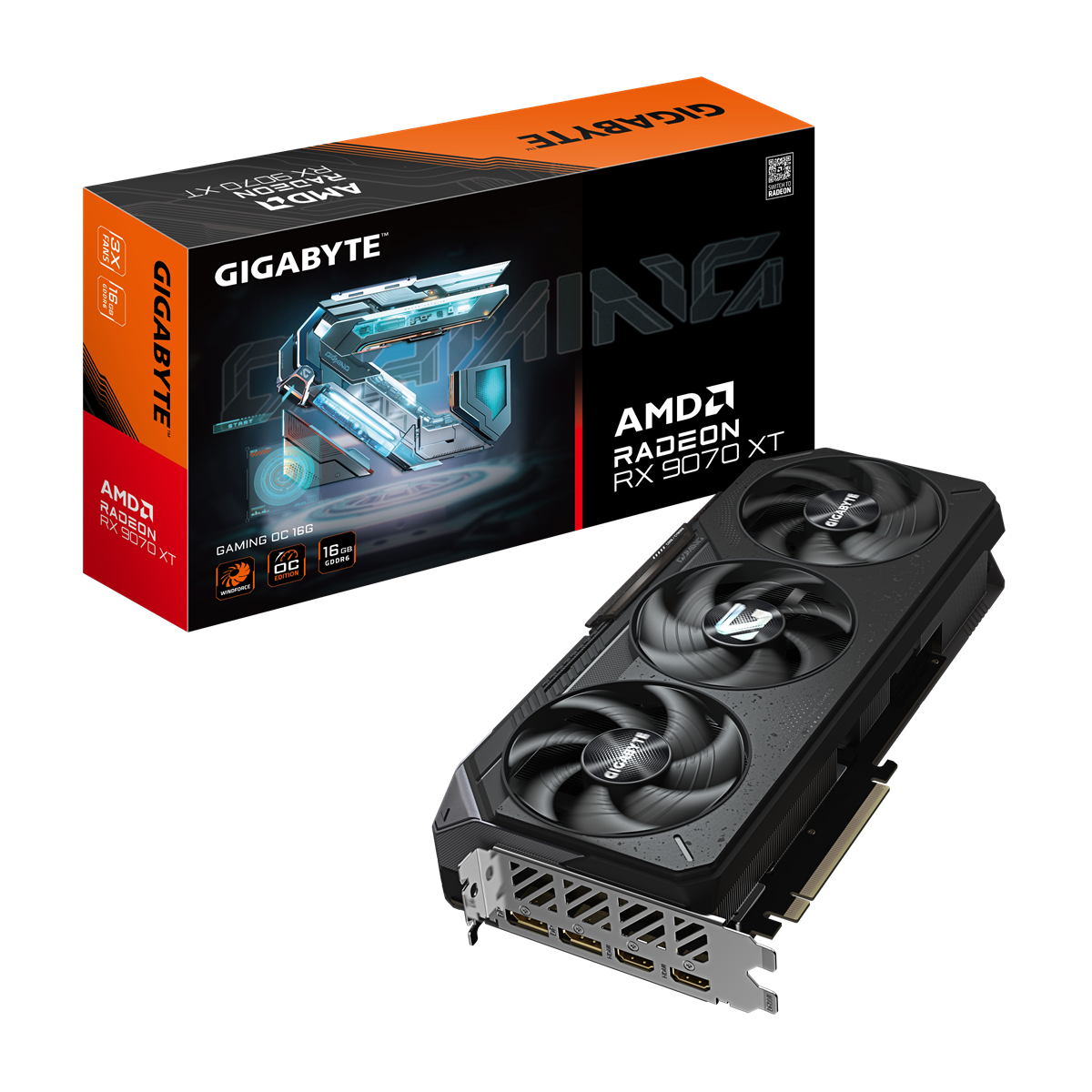 GK Gigabyte Radeon RX9070 XT GAMING OC 16GB