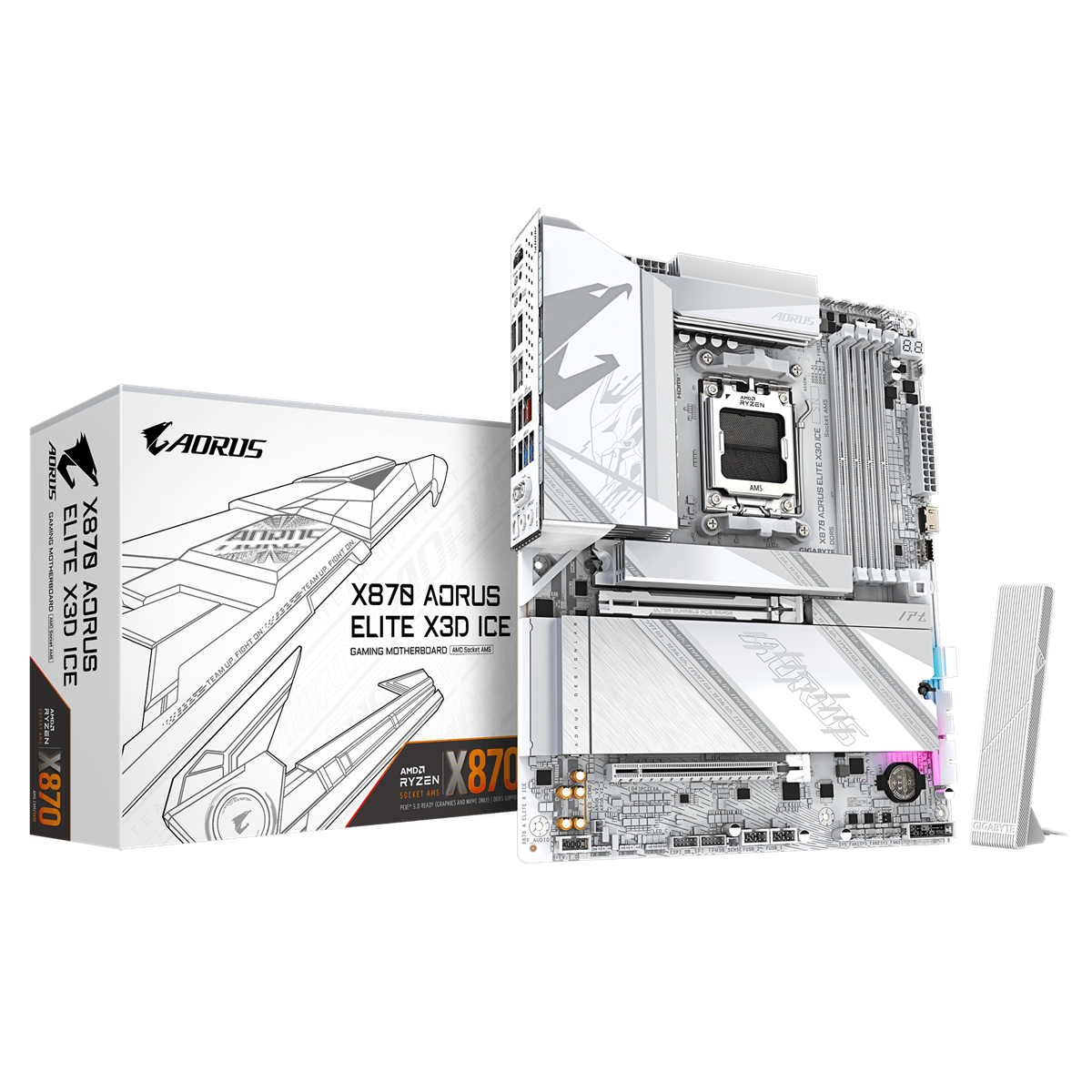 Gigabyte X870 AORUS ELITE X3D ICE