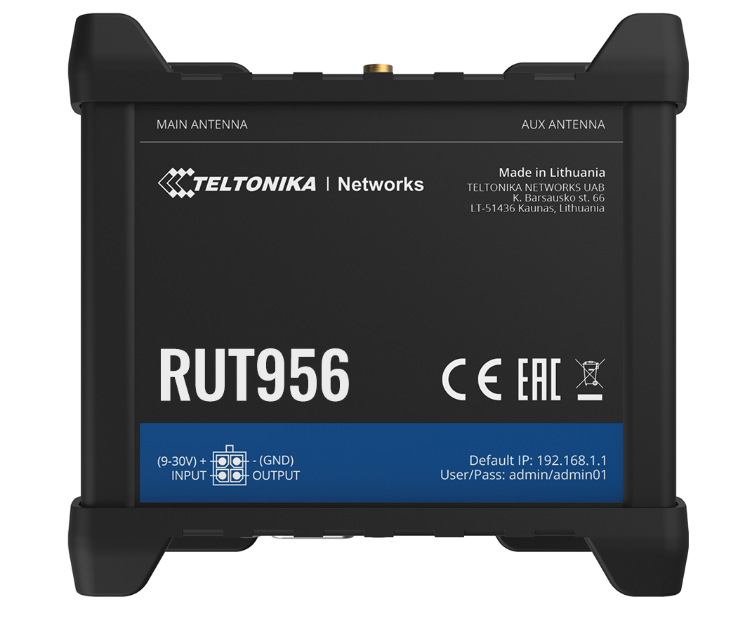Teltonika | RUT956 | GSM-3G-4G-router, dual sim.