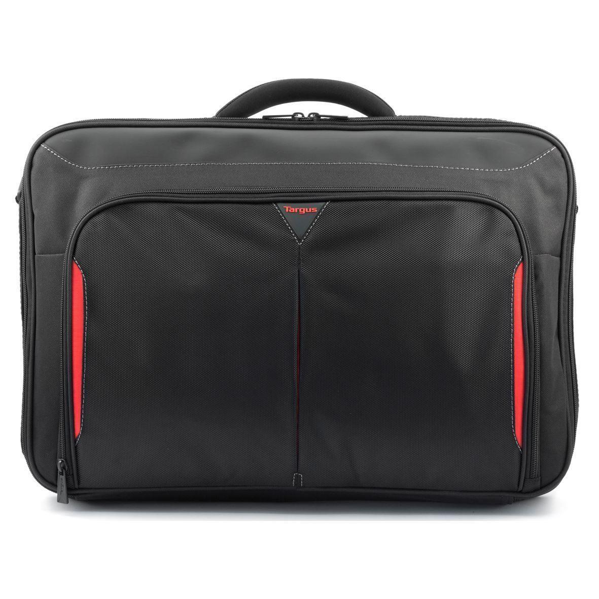 Targus 17-18'' Classic+ Clamshell Laptop Bag - Black/Red