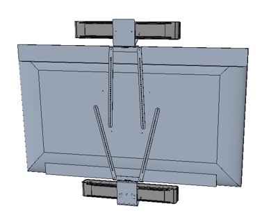 Barco Clickshare Bar TV Mount | Display Mounted | Max | Black | Single unit
