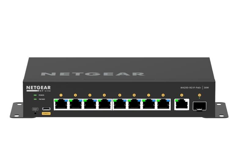 Netgear M4250-9G1F-PoE+ (GSM4210PD) | AV Line M4250-Series | 9x Port | 1Gbit/s | 110W PoE