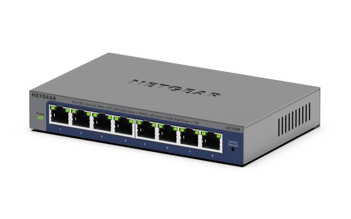 Netgear GS108Ev4 8-port gigabit switch | L3 | 8x Port | 1Gbit/s