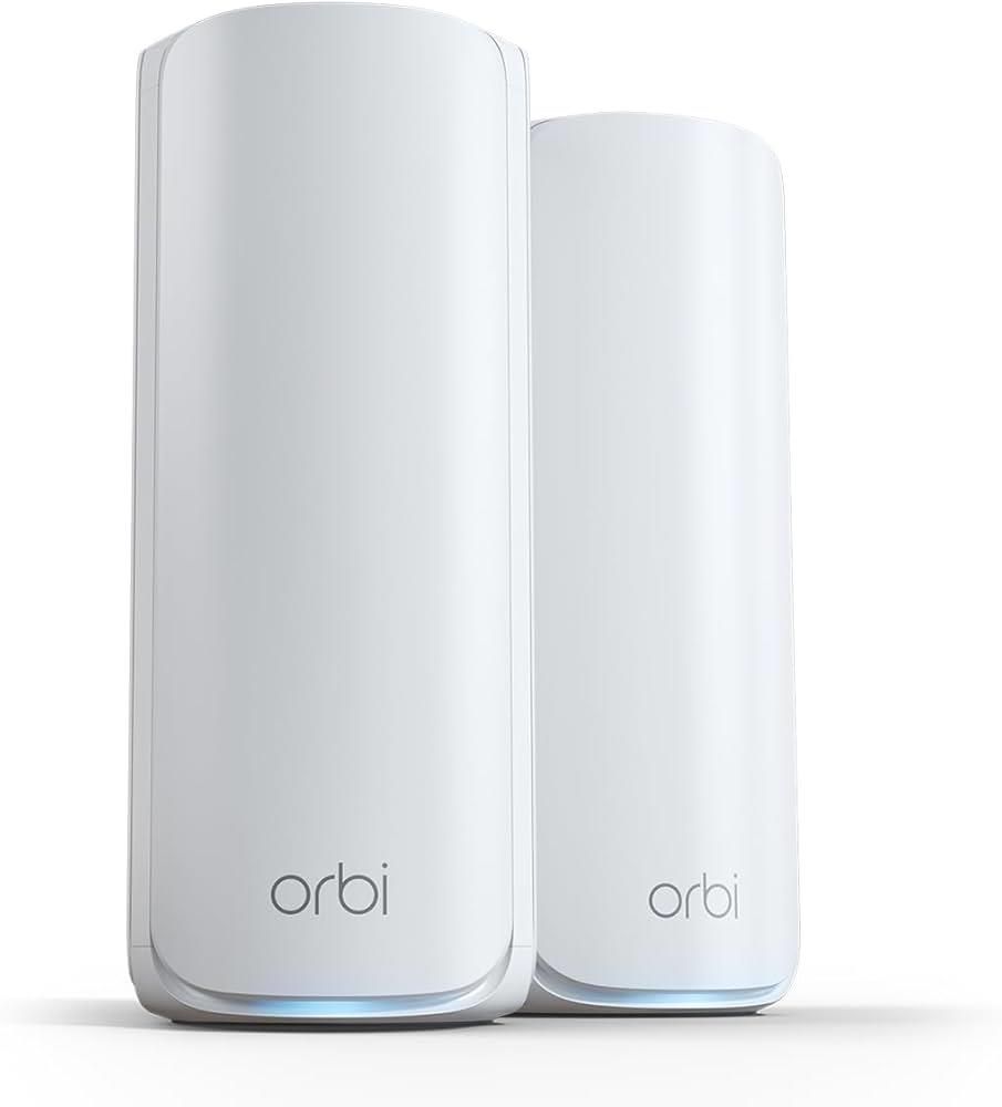 Netgear | Orbi 770 Series Tri-Band Mesh 2-Pack​ | Desktop Wifi 7