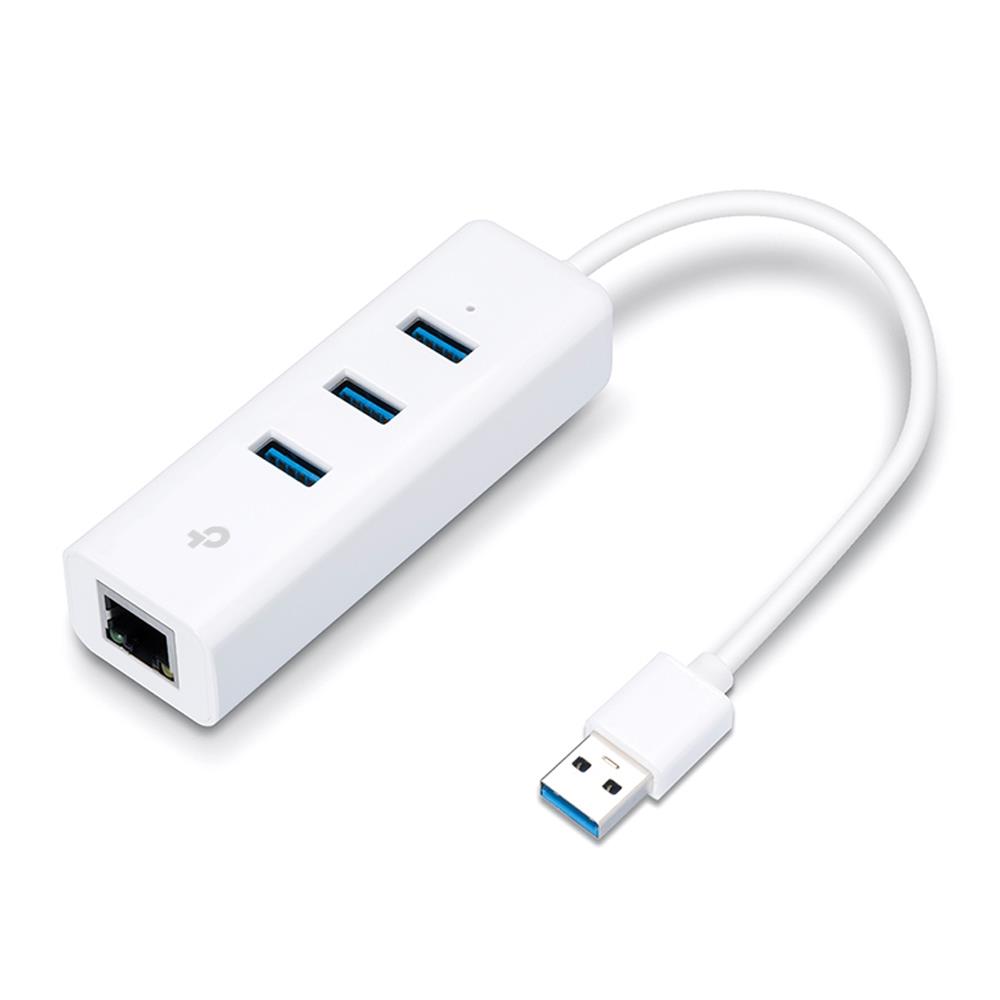 TP-Link UE330 USB 3.0 3-port Hub & Gigabit Ethernet Adapter 2 in 1 USB Adapter