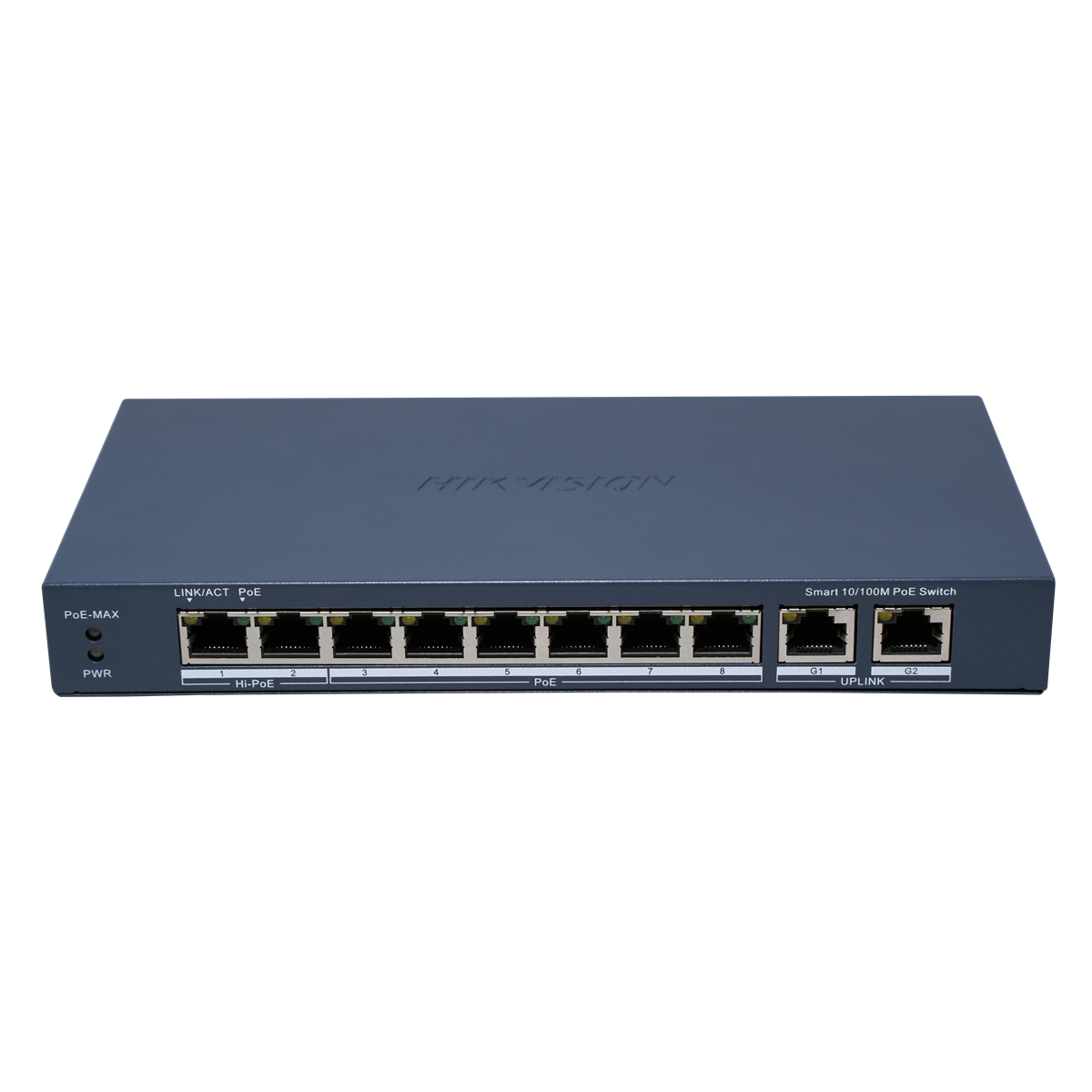 Hikvision DS-3E1310HP-EI(B) | 8x Port | 100Mbit/s | 110W PoE