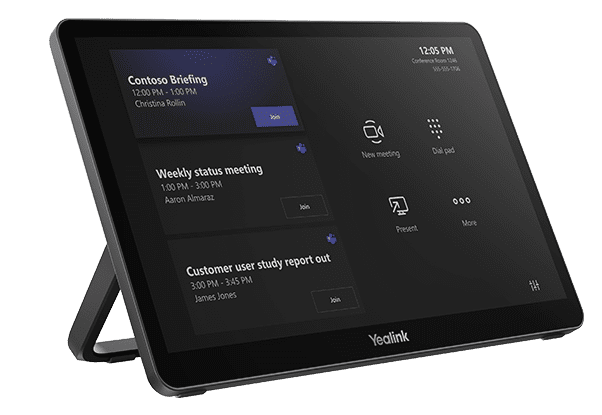 Yealink MTouch Plus-EXT | Extension Touch Panel for MTRoW systems | Black