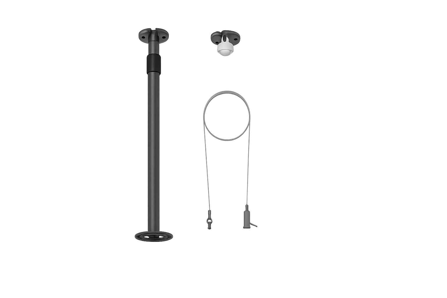 Yealink CM-Mount | Skysound CM20 Telescopic Ceiling mount | Ceiling | Max | Black | Single unit