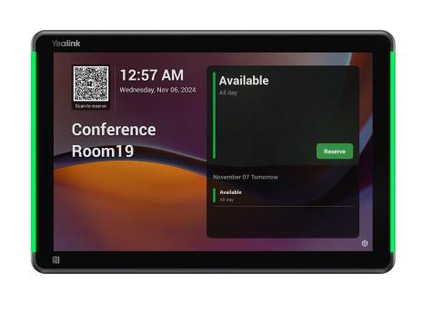 Yealink RoomPanel Plus E2 | 10.1" | Android 13 - Room Scheduling Panel