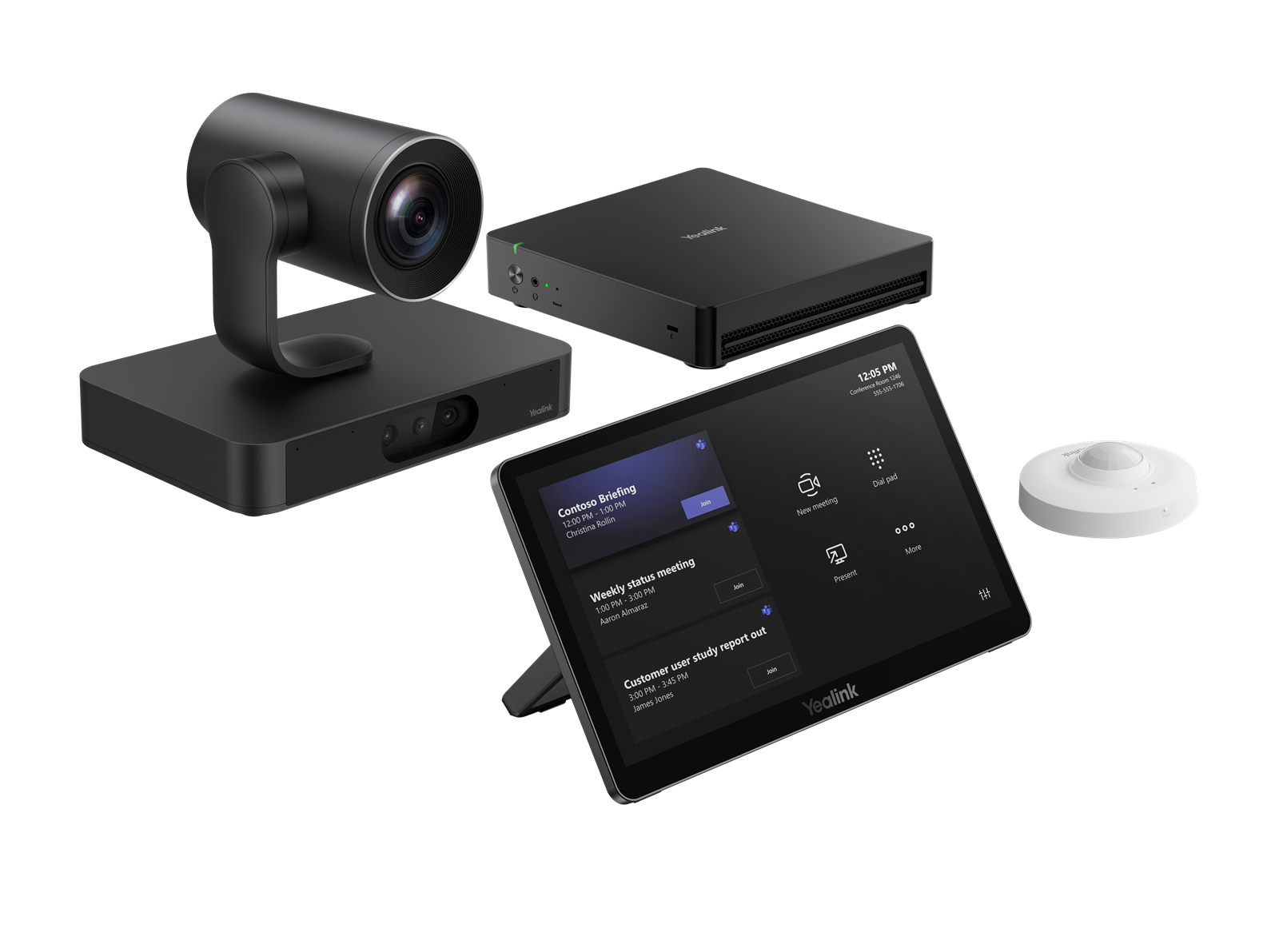 Yealink MVC S80-C5U-000 | Microsoft Teams Rooms BaseKit For Large Rooms | No Audio