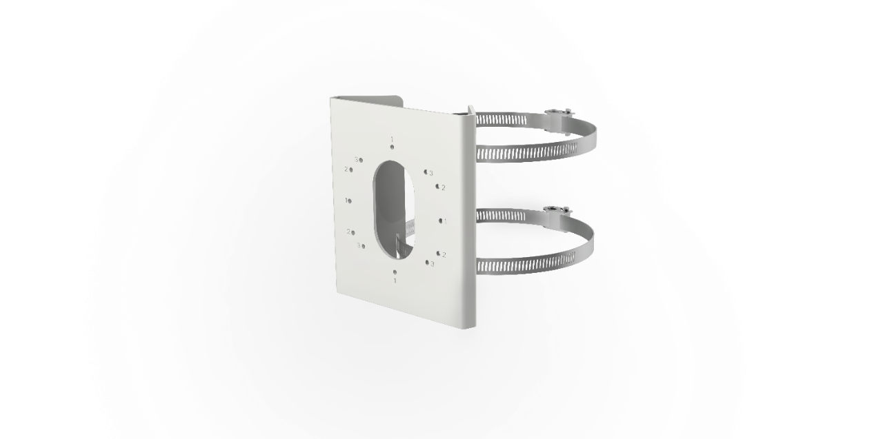 Hikvision DS-1275ZJ-S-SUS | Fäste | Pole/Column | White | Outdoor use |