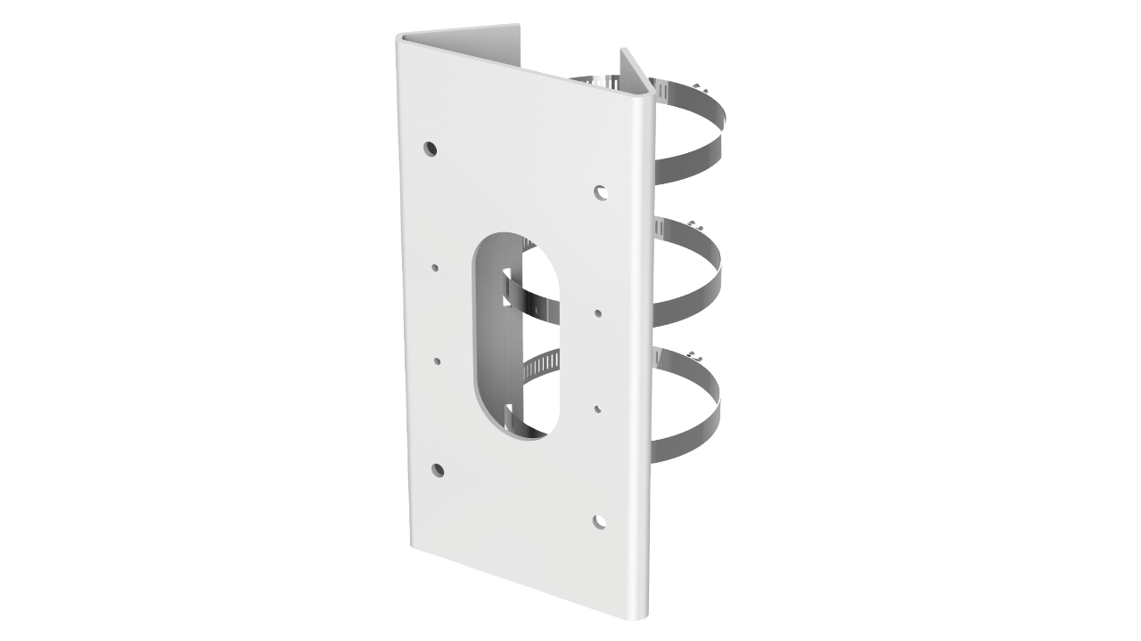 Hikvision DS-1475ZJ-SUS | Vertical pole mount | Pole/Column | Max 10kg | White | Outdoor use