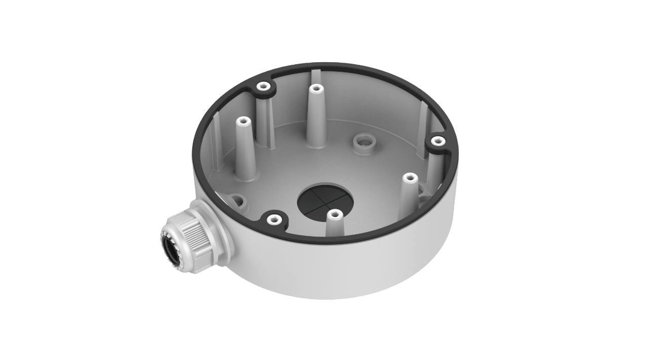 Hikvision DS-1280ZJ-DM21 | Note, same as DS-1280ZJ-PT6 | Backbox | White | Outdoor use