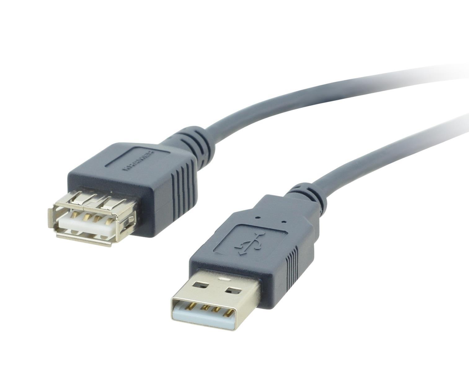Kramer C-USB/AAE-6 | Male - Female | Extension Cable | USB-A - USB-A | 2.0 | 1.8m | Grey