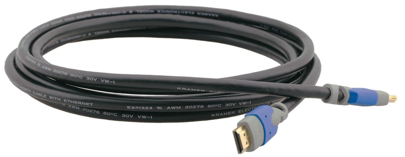 Kramer C-HM/HM/PRO | PREMIUM | HDMI - HDMI | Max 3840x2160 60Hz 4:4:4 | Sort | 1,8m