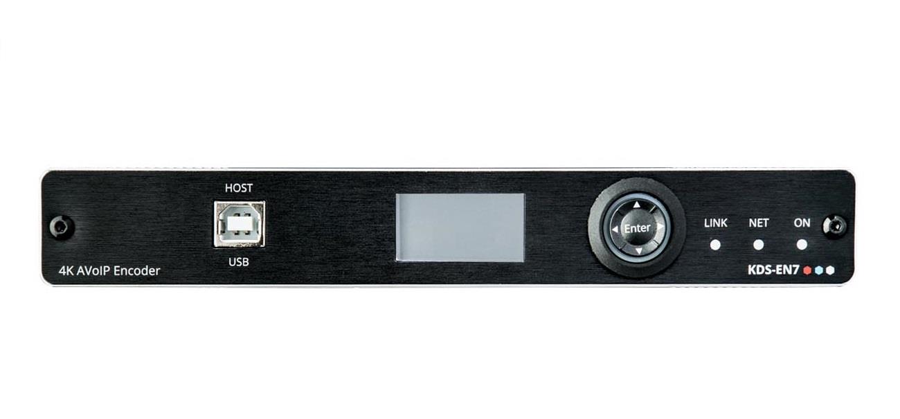 Kramer KDS-EN7 | 3840x2160 JPEG 2000 1GbE Transmitter (Tx)