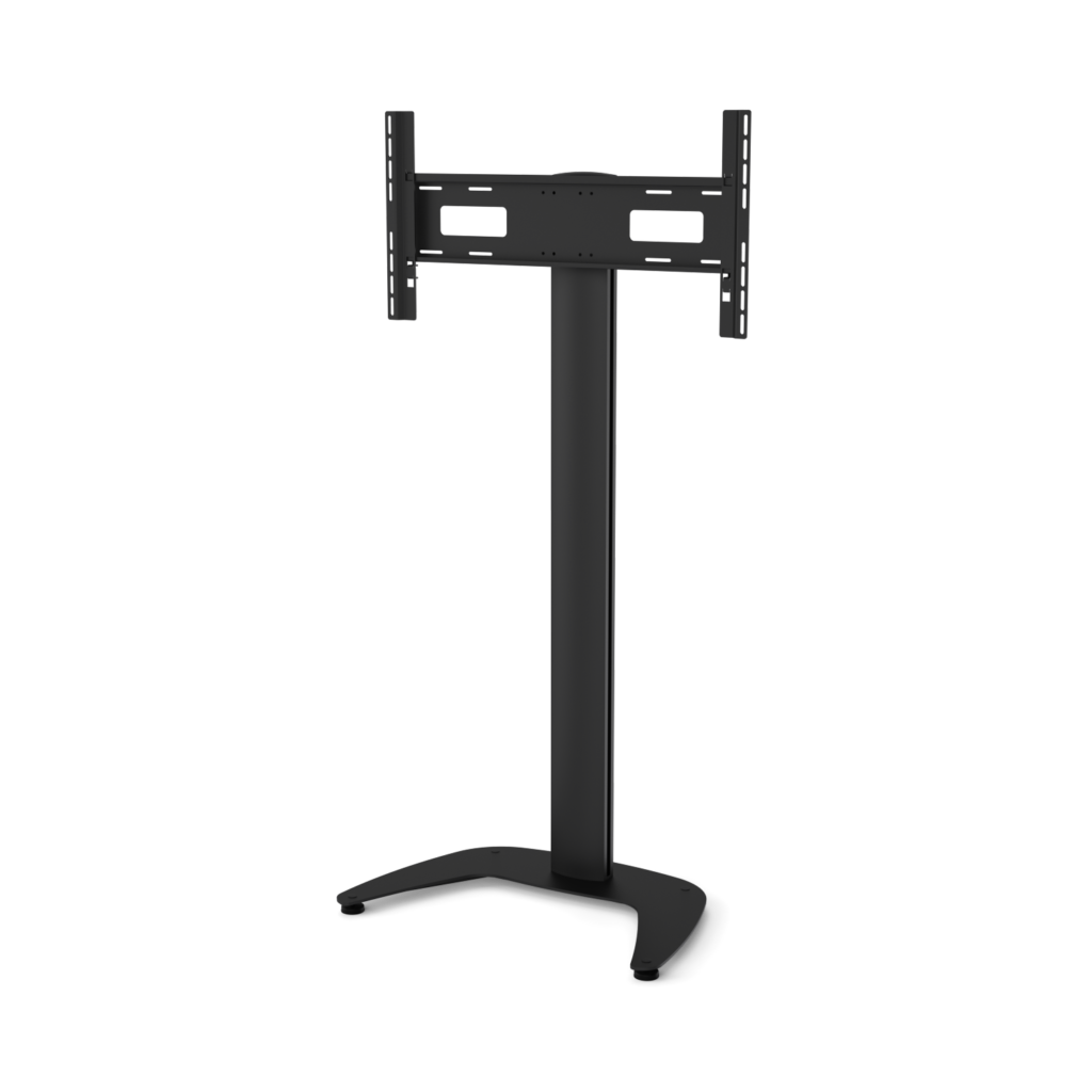 SMS Flat H1450 Pillar Black | Fixed 1450mm | Max 50kg | Black